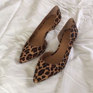 J Crew Factory Leopard Kitten Heels